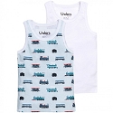 Unders by GroVia - Tank Tops - Trains (2 pack)