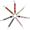 Itzy Ritzy Drop Happens Genuine Leather Pacifier Clips