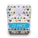 12 Pack - Thirsties One-Size Pocket Diapers