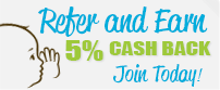 Refer and Earn 5% Cash Back - Join Today!