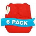 bumGenius Freetime One-Size All-In-One Cloth Diaper 6-Pack
